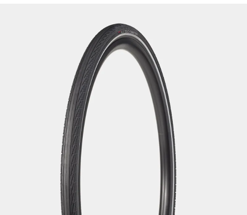 Balfes Bikes Bontrager H2 Hard-Case Lite 700c Reflective Hybrid Tyre in Black | Free postage over £30, £10 off first order, price match & 0% finance.